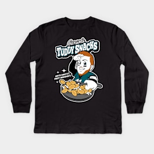 Carson's Tuddy's Snacks Kids Long Sleeve T-Shirt